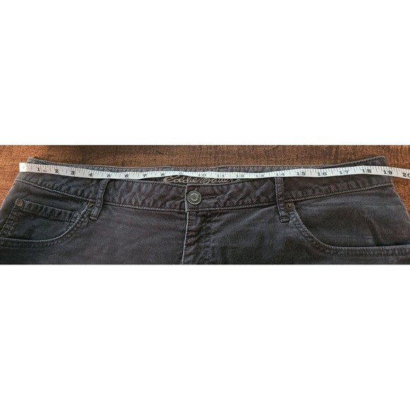 Eddie Bauer Size 16 Women’s Gray Corduroy Boyfriend Slim Fit Pants - Picture 9 of 10